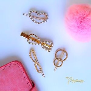 Bundle of 4 Hair Pins 🎊